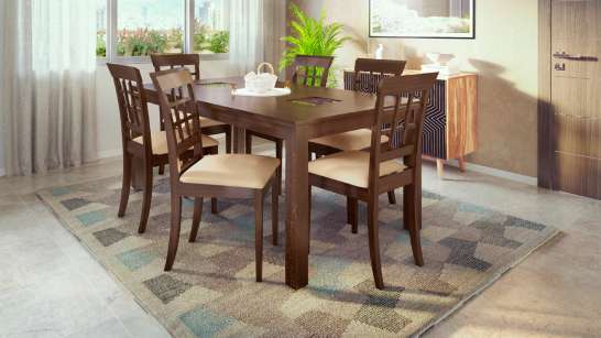 Godrej interio dining best sale table 6 seater price