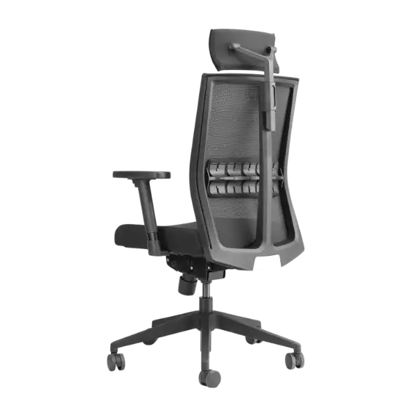 Aero Chair Large Seat High Back Fabric Workspace Chair Black