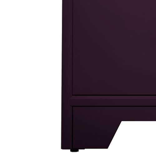 Buy Centurion 2 Door Steel Almirah (with Lock & Led) in Mystic Purple ...