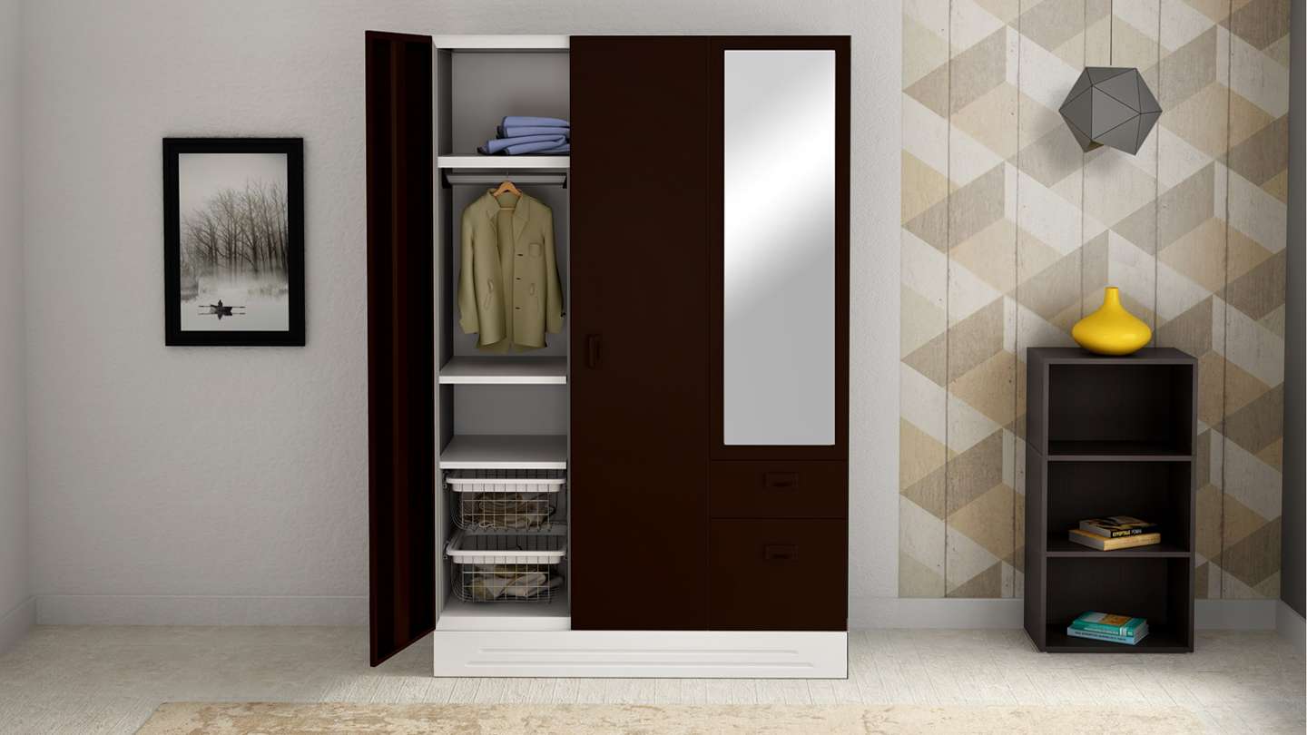 Godrej interio single 2024 door wardrobe