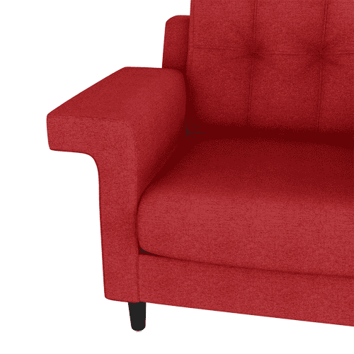 Buy Flight 1 Seater Fabric Sofa in Red @ 8 Percent Discount | Godrej ...