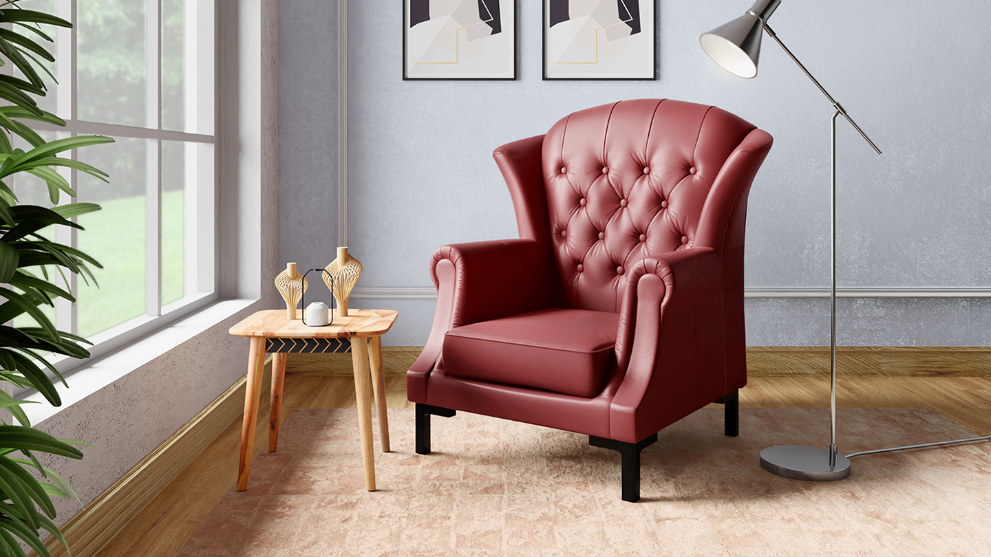 wing chair frame