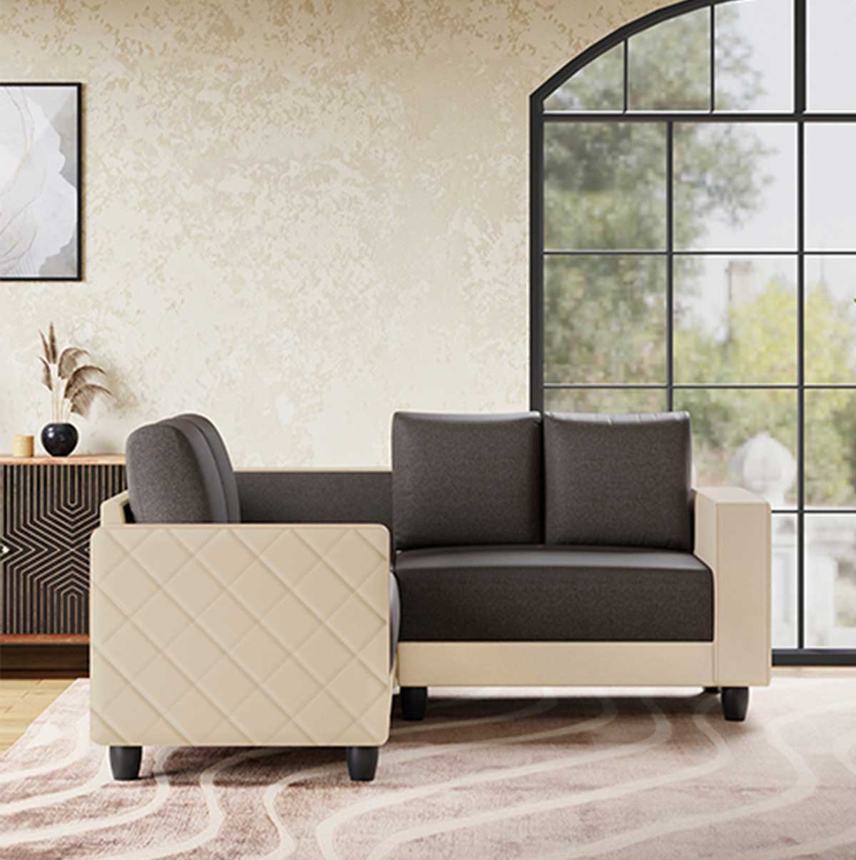 Godrej interio corner deals sofa