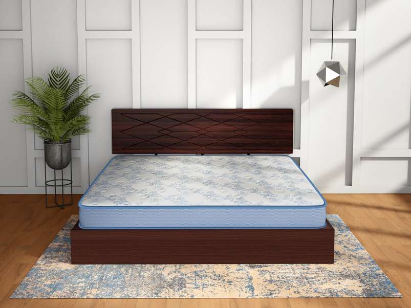 queen bed with under mattress storage