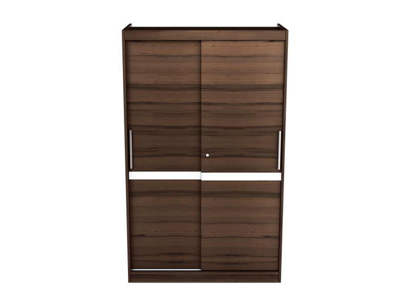 Buy Godrej Linea Sliding Door Wardrobe (1200W) - 2 Door in Brown Colour ...