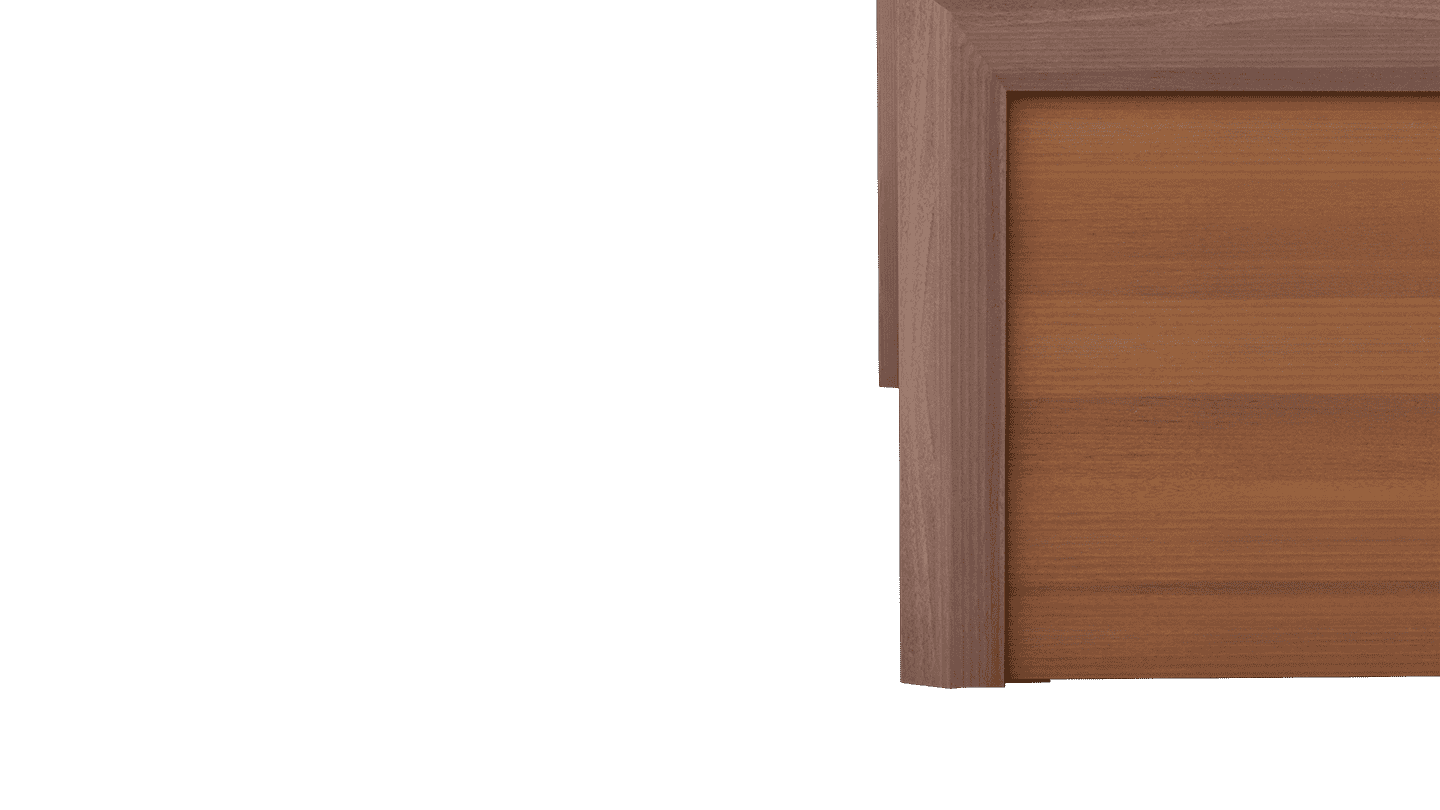 Buy Adriana Queen Size Bed (Without Storage) in Imperial Oak | Godrej ...