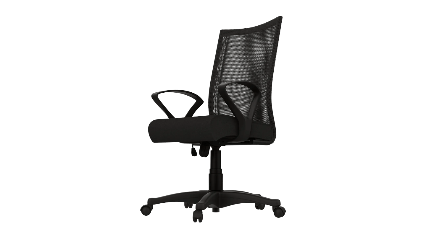 Buy Godrej Interio Oxbo High Back Chair in Black colour | Godrej Interio