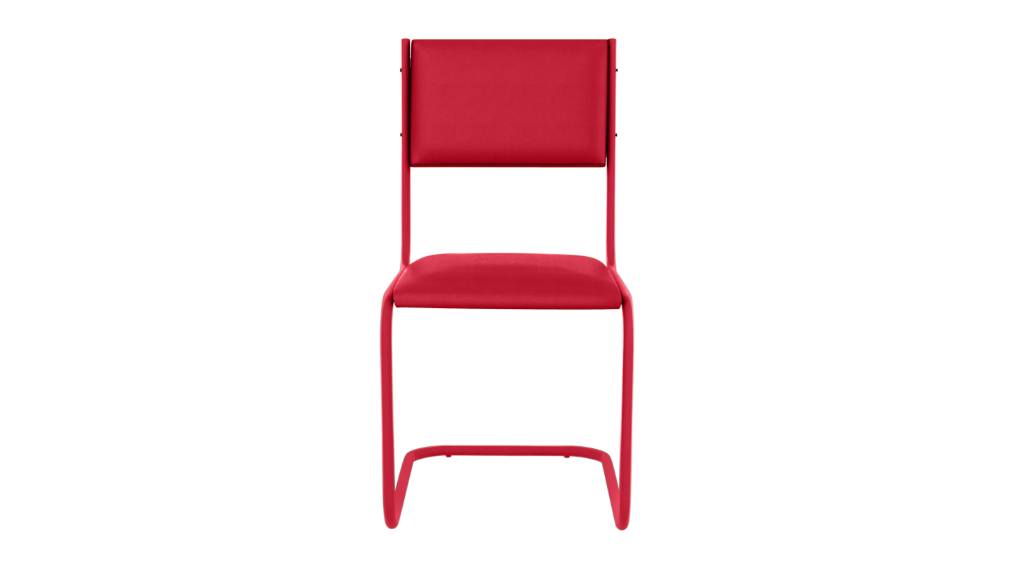 Buy Godrej Vivid Chair Leatherette in Red Godrej Interio