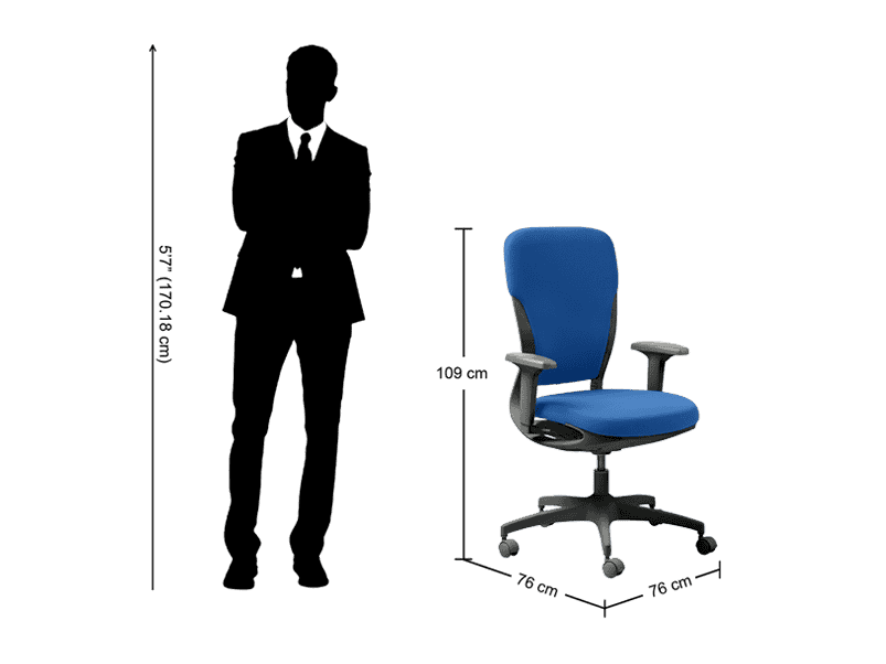 godrej motion mid back chair