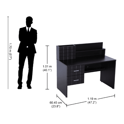 godrej chocolate study table