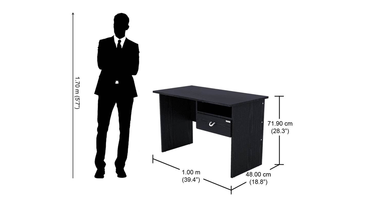 study table measurements in cm