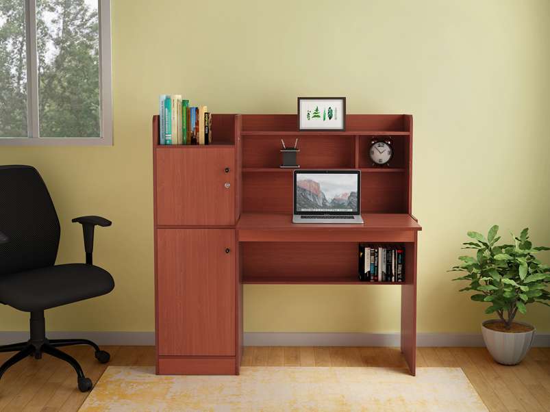 Buy Genius IMP Study Table in Red Godrej Interio