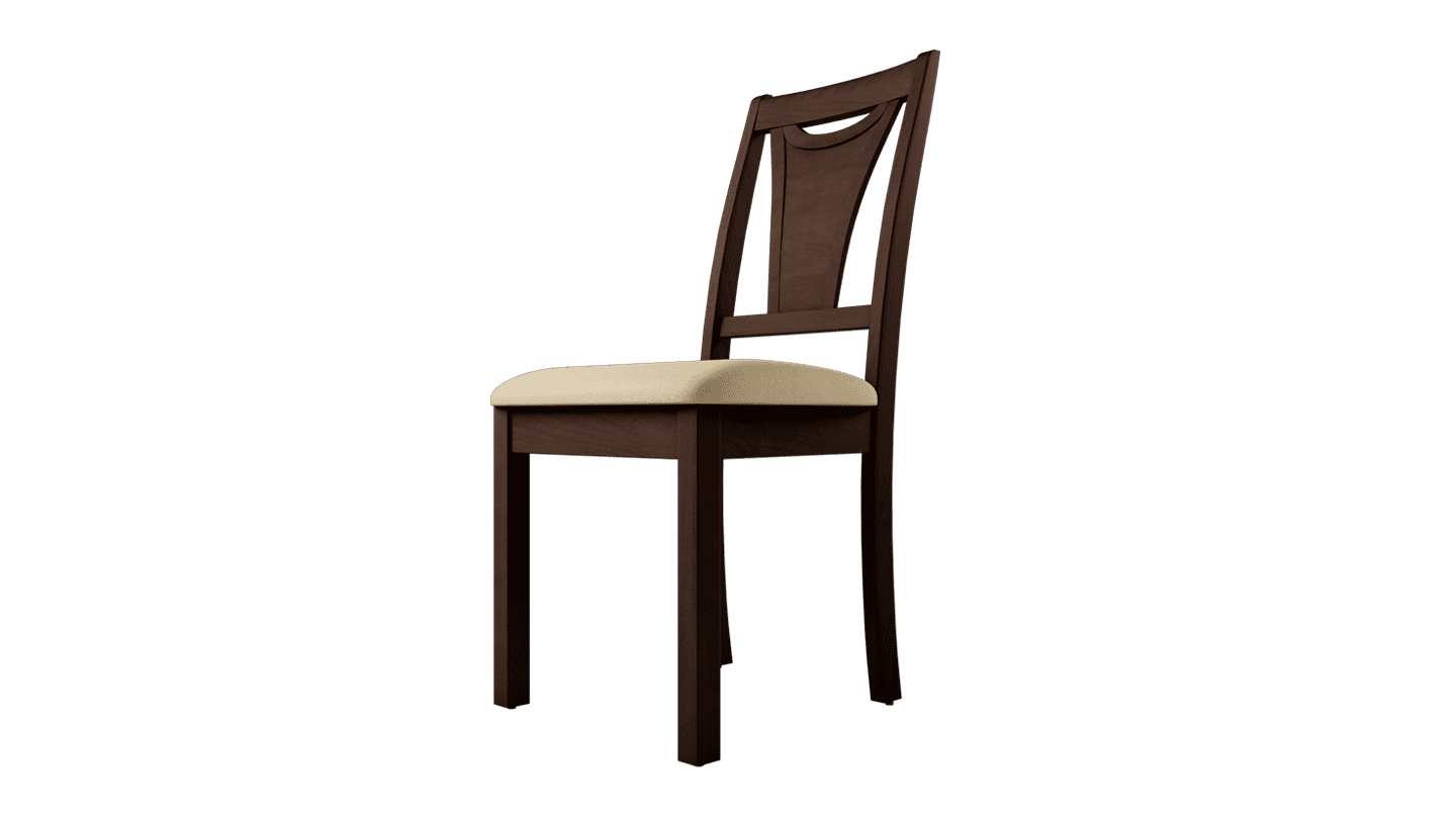 Buy Swish Dining Chair in Brown Solid Wood | Godrej Interio