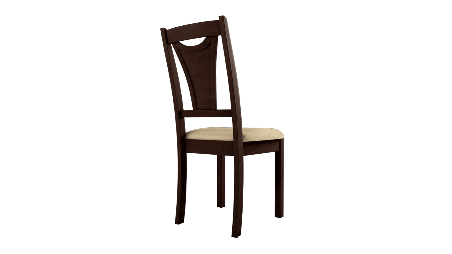 Buy Swish Dining Chair in Brown Solid Wood | Godrej Interio