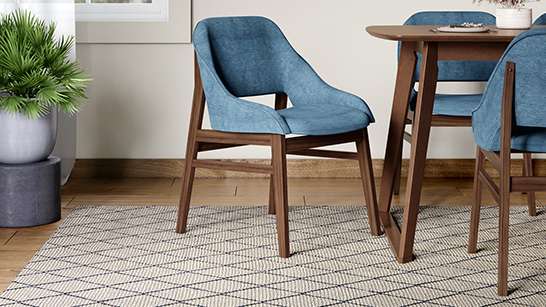 Comfortable discount dining chairs