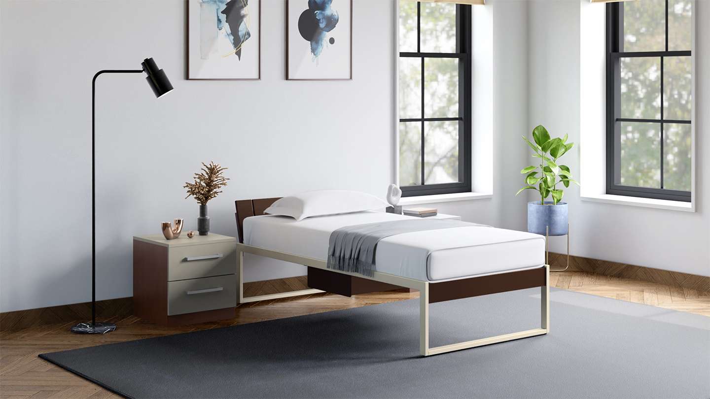 Godrej interio deals iron bed