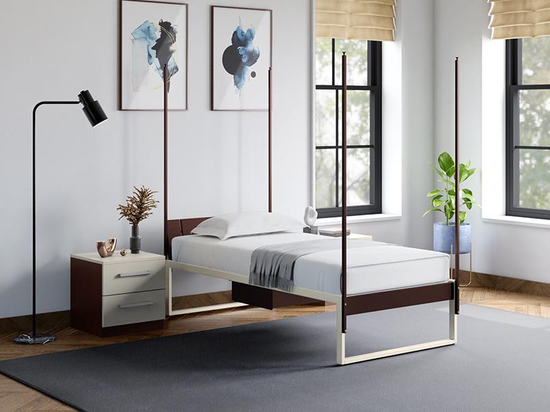 Godrej interio store iron bed