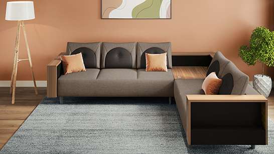 Buy L-Shaped Sofas Online for a Spacious & Modern Look | Godrej Interio