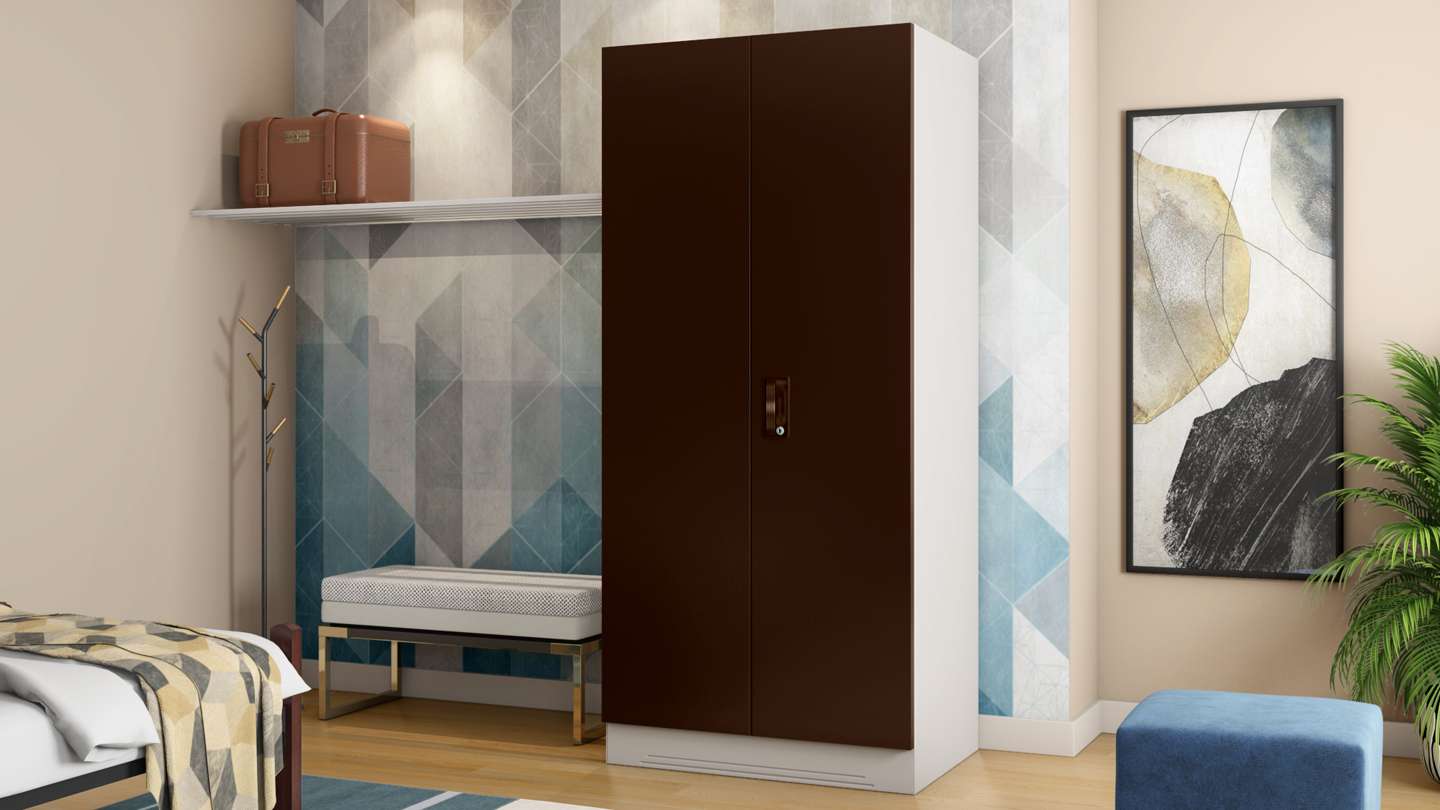 Single door steel on sale almirah with locker