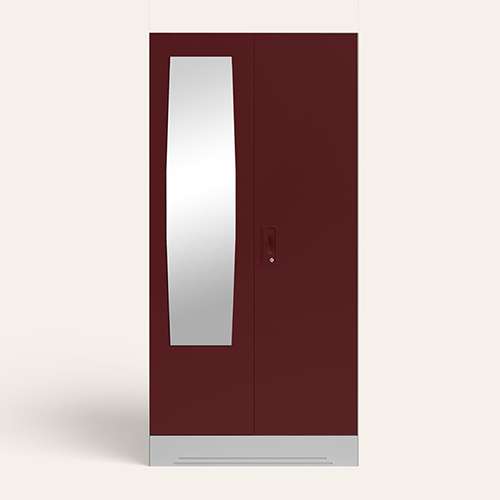 GODREJ INTERIO Slimline Fantasia Dark Wood 2 Door Steel