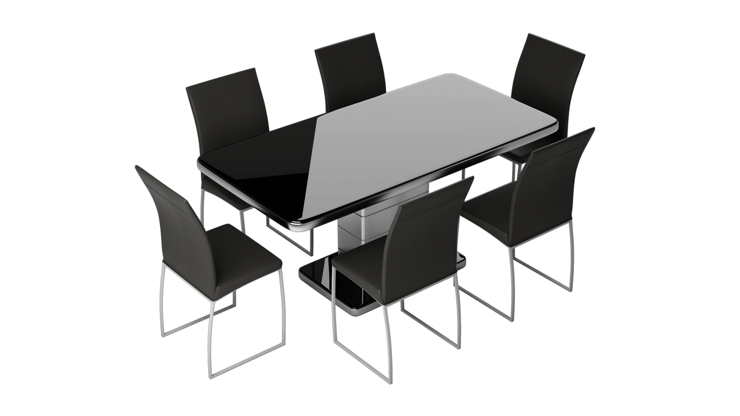 6 seater rectangle dining table